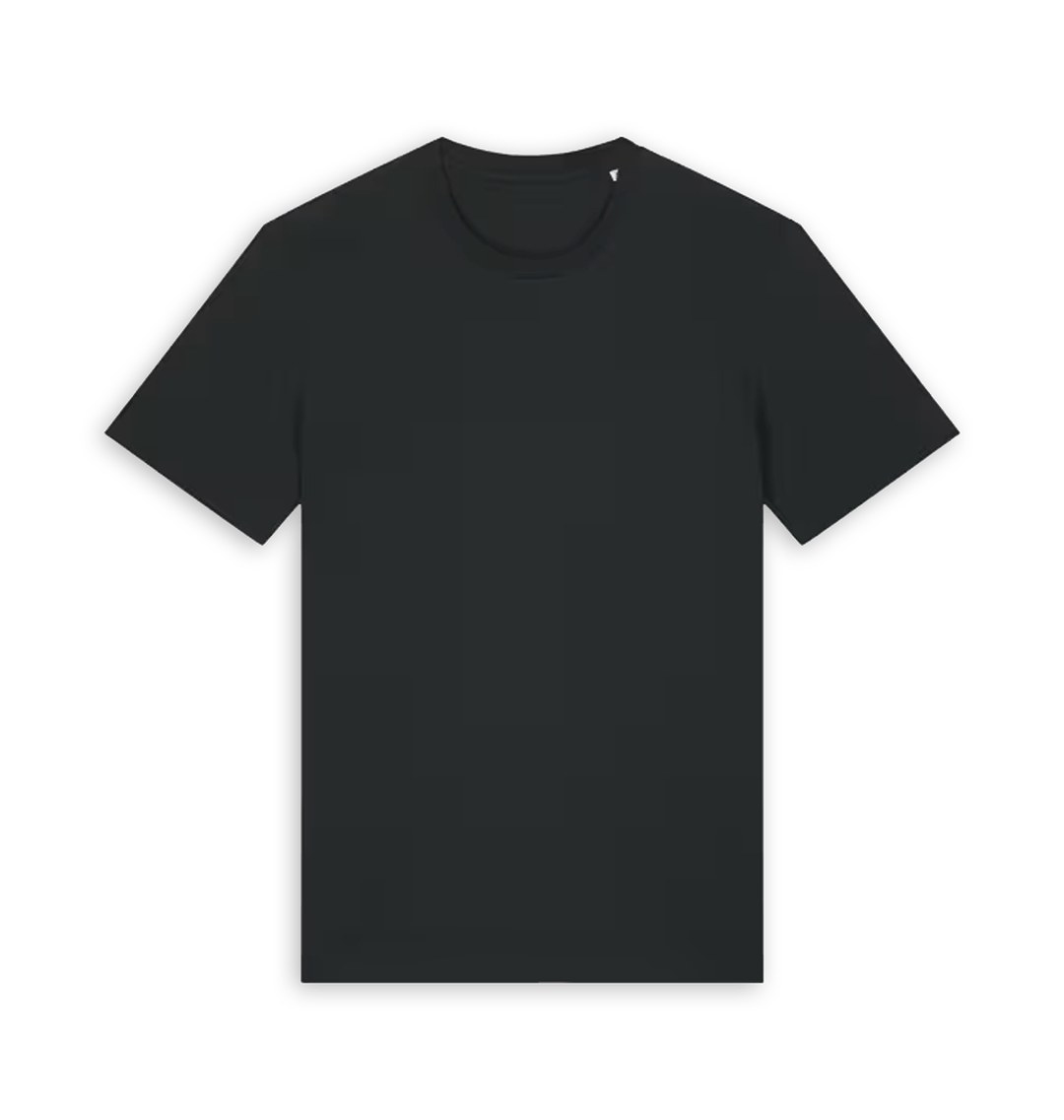 Black Printed T-shirt Front